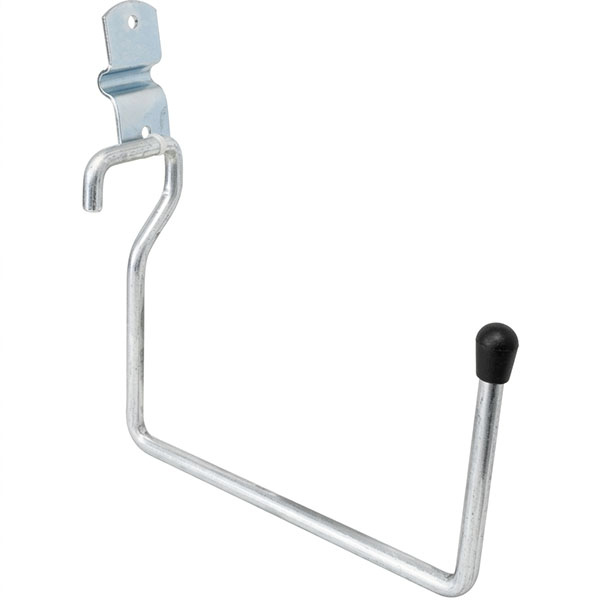 MINUTEX Portatutto da Parete a L in Acciaio Zincato Bianco